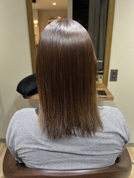 チル(CHILL) 髪質改善ストレート&全体カラー