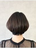 大人丸みショートボブ