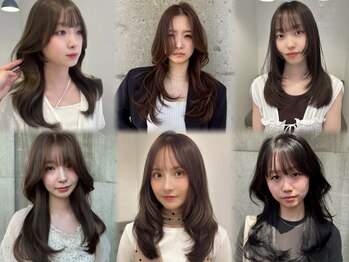 ラヴィズム 名駅店(LUVISM)の写真/小顔効果＆抜け感◎顔まわりレイヤーで垢抜け美人に♪ 韓国/ダブルカラー/名駅/名古屋/縮毛/ブリーチ/学割