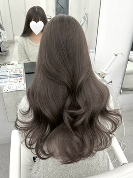 アマトウキョウスマートサロン(AMA TOKYO×Smart Salon) グレージュ  アッシュグレージュ   透明感カラー