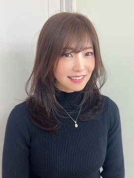 エレラビューティー(ELERA beauty) 顔まわりレイヤー/ナチュラルブラウン/似合わせ/透明感/艶髪