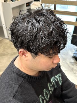 ノイセル(Noisyle) MEN’S HAIR波巻きツイストスパイラル/リバースセンターパートM