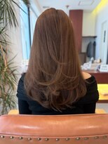 マーリャヘアー(mallia hair)&nbsp;レイヤースタイルレイヤーカットロングレイヤー小顔スタイル