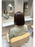 白髪ぼかし似合わせ大人ミディアムレイヤー30代40代50代60代