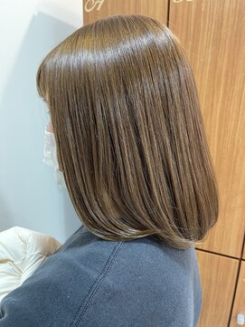アール 滝ノ水店(#arl) ブリーチ無しワンカラーグレージュベージュアッシュ
