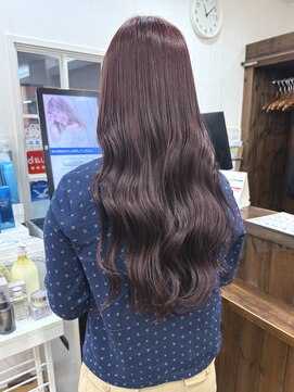 ジャストビューティー リアリー(just beauty Really) ピンクラベンダー×韓国風巻き髪