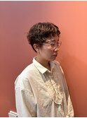 パーマ風ベリーショート