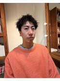 【セットが簡単】スパイキーショート×ワックス仕上げ