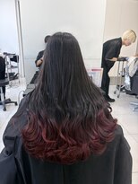 アライブ ハラジュク(ALIVE harajuku)&nbsp;ブリーチインナーバレイヤージュグラデーションカラー夕貴