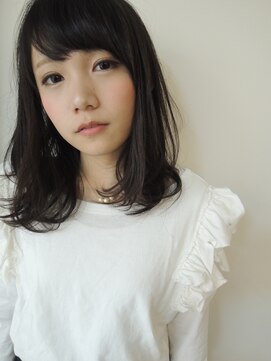 アドラーブル 駅南店(adorable) 【adorable】愛され☆ふわゆれAラインボブ×ツヤ感暗髪