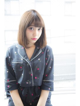 サロンドミルク 原宿(salon de MiLK) 【salon de MiLK原宿】大人かわいいミディアムアッシュベージュ