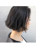 切りっぱなしボブ