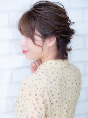 甘すぎない＊ルーズヘアセット