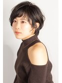【ma'am Zee栗栖】ハイライト太めのショートスタイル
