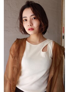 レニーバイエース(LANY by ACE) 【LANY 横浜】 かきあげクールショート×ルビーベージュ