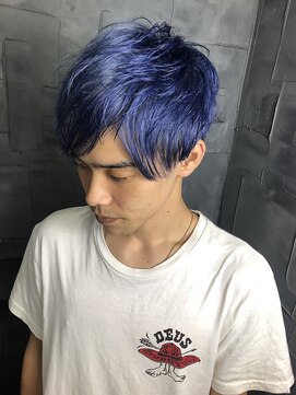 ヘアサロンエム 川越(HAIR SALON M) デザインカラー/厚めバング/ローライト/スリークボブ