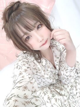 アマンドール(Aman D'or) 守ってあげたい女の子＊シースルーバング＆アレンジ