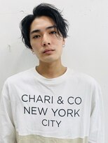 フィフス(fifth)&nbsp;七三オールバック サイドパート アップバング スパイラルパーマ