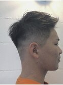 メンズ刈上げ短髪メッシュジェットフェード