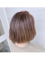 ミューズジャルダン(MUSE jardin)&nbsp;ハイライトバレイヤージュ×ボブスタイル