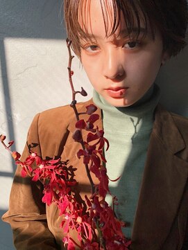 ヨロヘアー(YOLO hair) ハンサムショート　イルミナカラー　シアベージュ