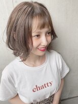 デザート(Des.Art)&nbsp;【Des.Art赤坂警固】 20代外ハネ×切りっぱなし×ハイライト