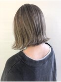 切りっぱなしアッシュボブ☆