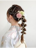 【BelleCoupes】足立美佐恵 卒業式袴着付けヘアセット