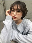 似合わせカットショートヘアヌーディカラー【Lond 中居】