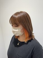 アズールサン 草加西口店(azule-sun) オレンジ×イヤリングカラー