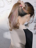 ナナカバイミーツハンド(nana.ca by meetsHAND)&nbsp;色落ち2ヵ月でもかわいい こだわりインナーカラー