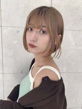 ロンド ストラーダ 心斎橋(Lond strada) レイヤーボブ×ハイトーン[心斎橋/髪質改善]