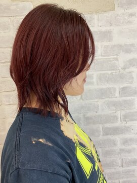 ラルマミット(lalma mit) 【大人ウルフ】×red color