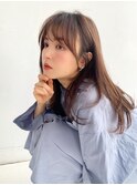 〇トレンド 顔まわりレイヤー 韓国ヘア