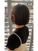 ミニボブ*小顔効果*暗髪【ZinaCENTRAL】