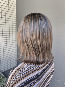 スーリール 博多店(Sourire) バレイヤージュ☆ラテカラー