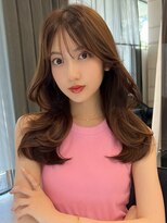 アリュウル 表参道 青山(Allure) 大人可愛い色っぽさ。韓国くびれヘアレイヤーカット薄め前髪