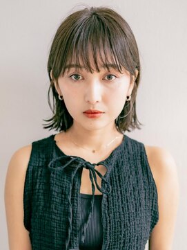 ベンジー 蔵前ii店(benji) ウェットで耳掛けボブ　3