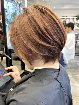 ディーカヘアーセンダイ(Di KA HAIR sendai) ショート/ベージュブラウン/ハンサムショート