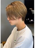 10代20代韓流★ショートマッシュアッシュブラウン