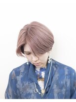 ルプラ ガーデン(le-pla garden) ピンクベージュ#ダブルカラー#ハンサムショート#ケアブリーチ