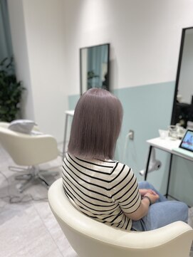 テン(天 ten) ラベンダーシルバー×ボブ