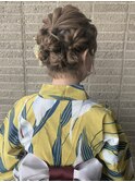 【 着付け 】浴衣着付け+ヘアセット
