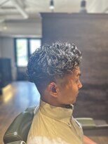 エクファフォーメン(EX-FA FOR MEN)&nbsp;ベリーショート/ダークアッシュ/ニュアンスパーマ/韓国マッシュ