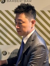 バーバーバー アカバネ(BARBER-BAR AKABANE) ビジネスマンにもかっこいいを アップスタイルベリーショート#1