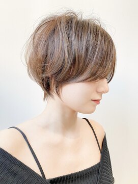 エダ 鎌倉(edA.) 小顔ショート#髪質改善#白髪ぼかし#鎌倉#40代#50代#グレージュ