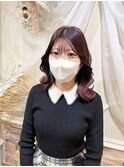 ミディアムヘア★くびれ巻き