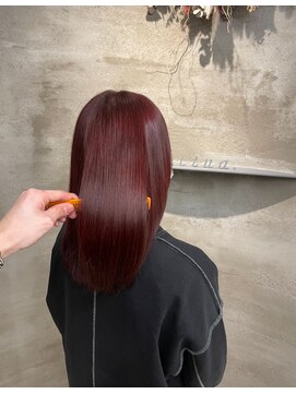 コティナ(cotina.) ブリーチ無しWカラー【ボルドー】