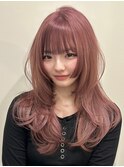 韓国風/レイヤー/小顔/前髪カット/髪質改善/グレージュ/透明感