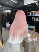 ラピス 渋谷本店(Lapis) ホワイトピンク/シールエクステ/ケアブリーチ